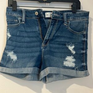 Hollister Ripped Jean Shorts